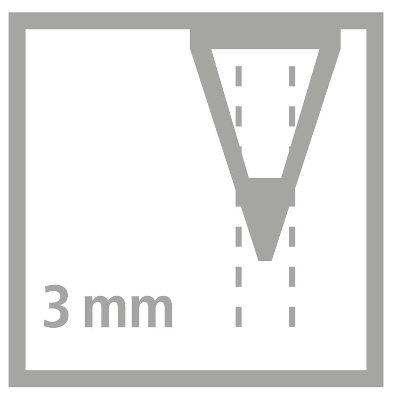 ستابيلو قلم رصاص ملون من ستابيلو للأفلام والزجاج، أبيض - Image 2